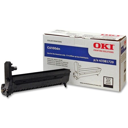 Oki Oki Black Image Drum For C6100N, C6100Dn, C6100Dtn, C6100Hdn, C550N,  43381720